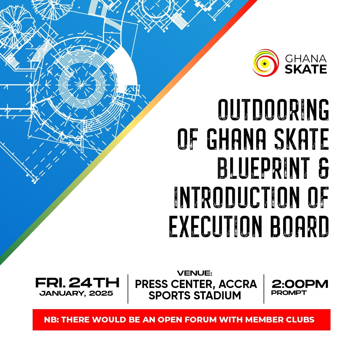 Outdooring of the Ghana Skate Blueprint